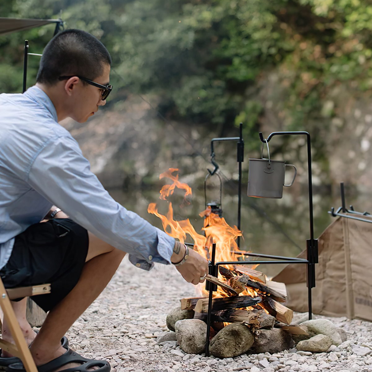 Naturehike Kiềng Treo Đa Năng Nấu Ăn Cắm Trại, Glamping NH20PJ208