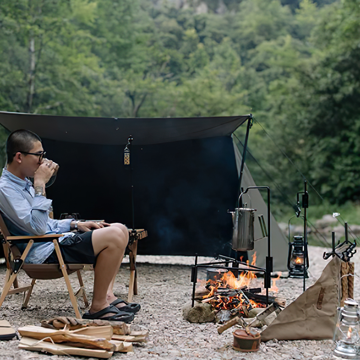 Naturehike Kiềng Treo Đa Năng Nấu Ăn Cắm Trại, Glamping NH20PJ208