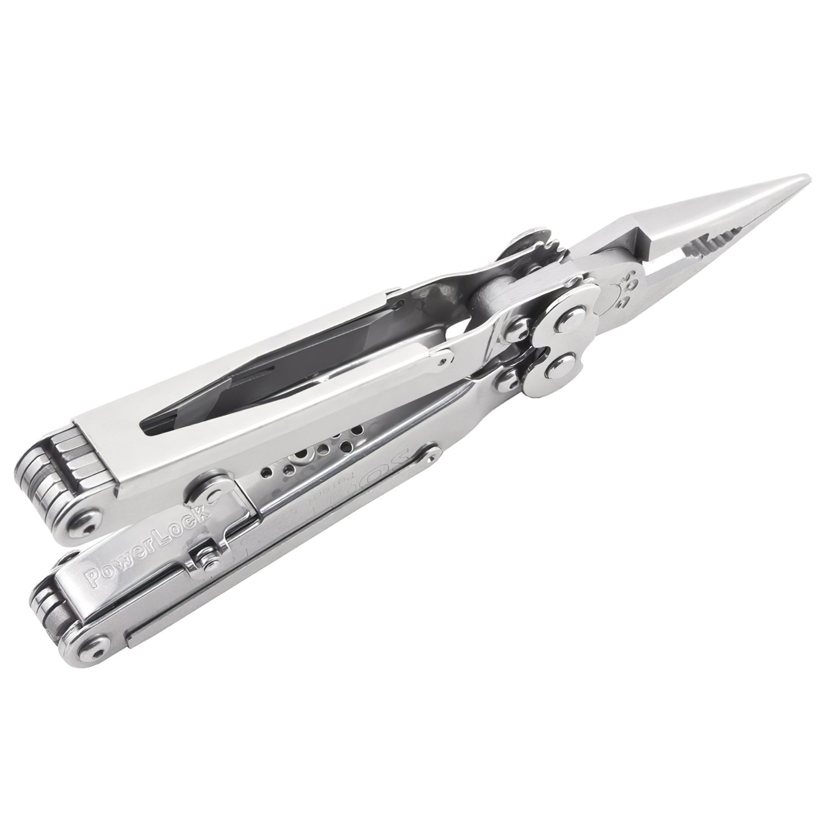 Kìm Đa Năng Cắm Trại SOG Powerlock EOD V-Cutter Satin Polish / Black Oxide