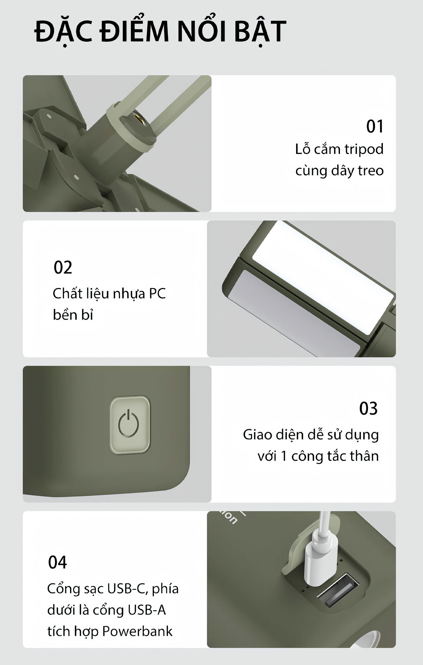 Klarus CL2 Pro Đèn Gập Cắm Trại 750 Lumen Sáng Tỏa 360 Độ, Pin Liền Thân 14000mAh USB-C PowerBank