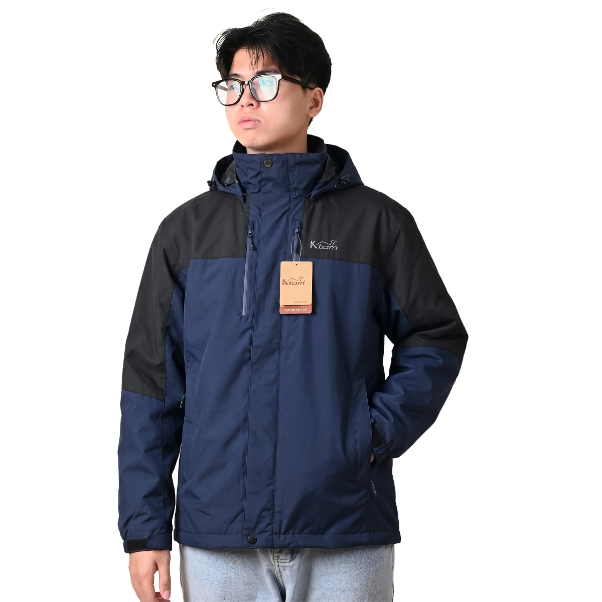 Ktom K145 Áo Khoác Nam 2 in 1 ( 2 lớp -  áo trong + áo ngoài )