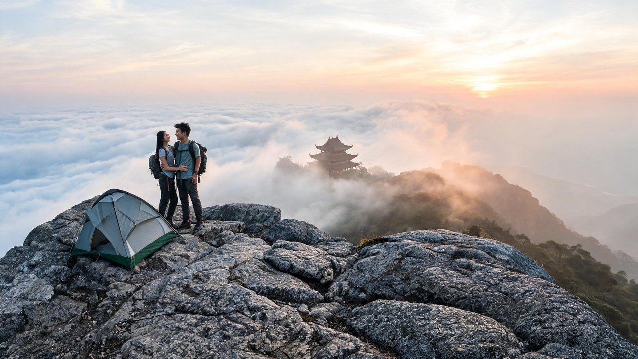 Naturehike Bộ Nồi Nhôm Cắm Trại Cao Cấp CNK2450CF010