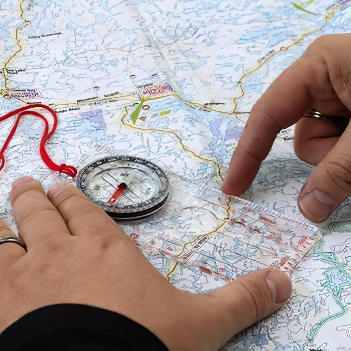 La Bàn Bản Đồ Coghlans Deluxe Map Compass