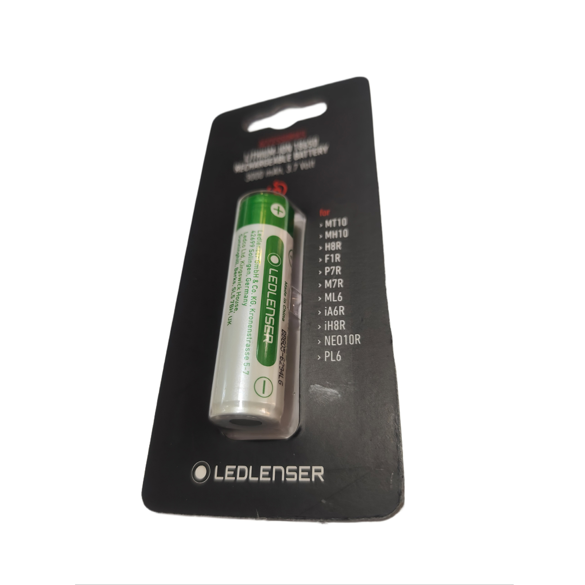 Ledlenser 18650 Pin  3.7V 3000Mah