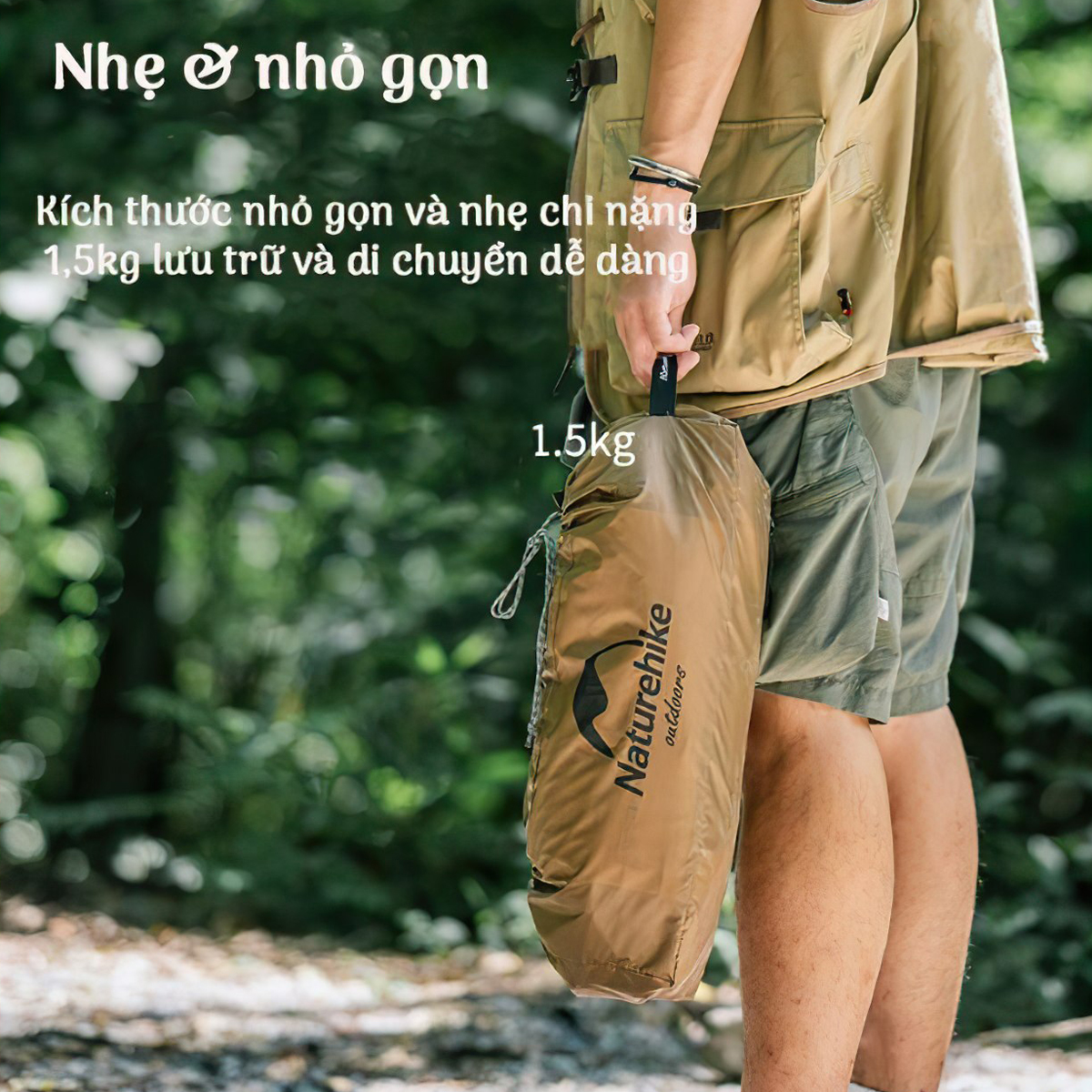 NatureHike Lều 1 Người Siêu Nhẹ Tự Bung Canyon