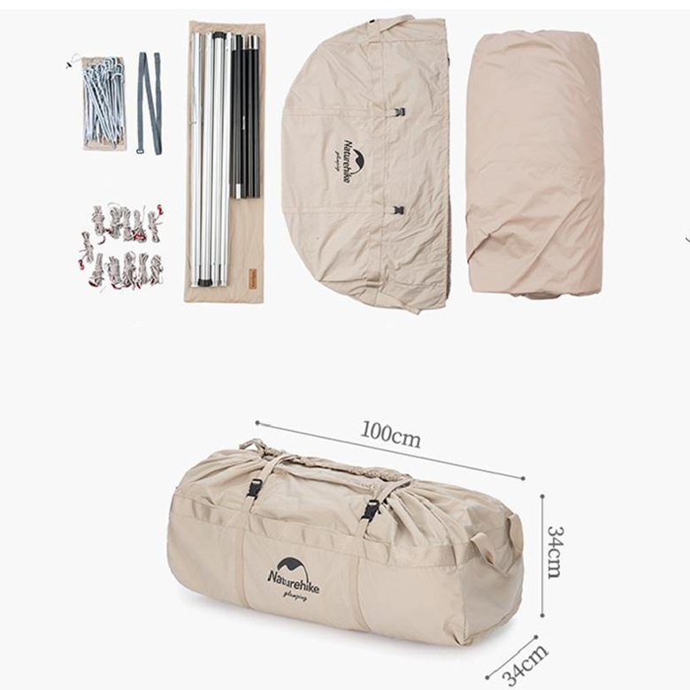 Naturehike NH20ZP012  Lều Cắm Trại Mông Cổ 10 người