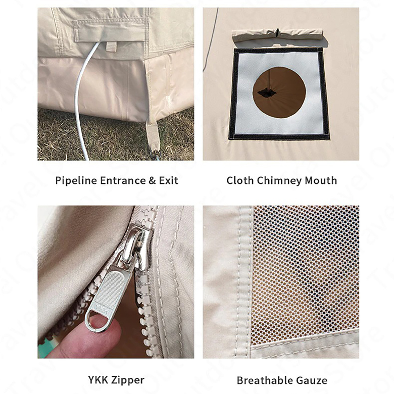 Naturehike NH20ZP012  Lều Cắm Trại Mông Cổ 10 người