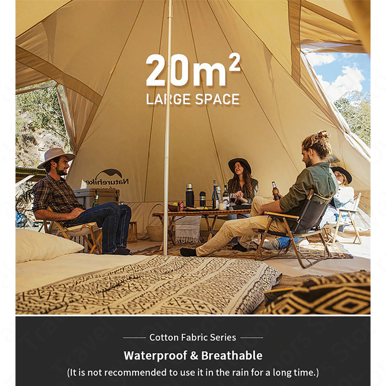 Naturehike NH20ZP012  Lều Cắm Trại Mông Cổ 10 người