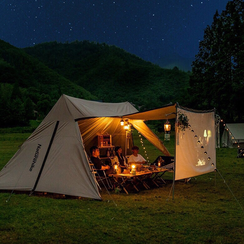 Naturehike NH20TM008 Lều Trung Tâm Cắm Trại 10 người Glamping Outdoor Camping Tent