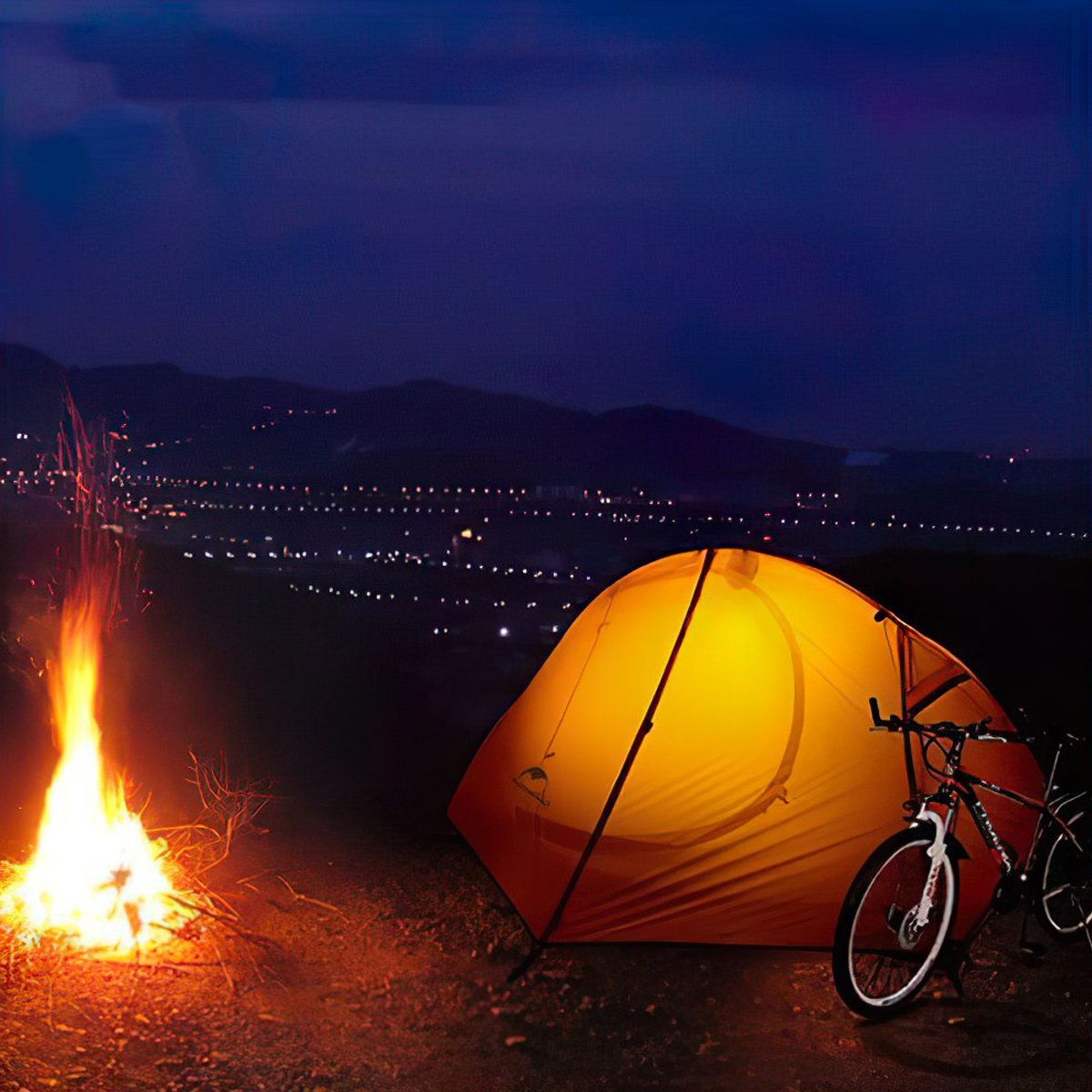 Naturehike NH18A095-D Lều Cắm Trại 1 Người Chính Hãng, Chống Nước, Chống Tia Uv