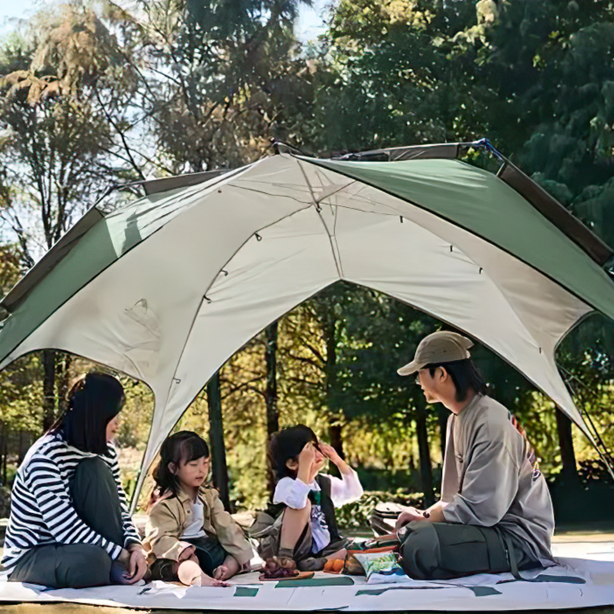 Naturehike Pop-up Lều Cắm Trại 4 Người Tự Bung  ( Thế Hệ 2 )