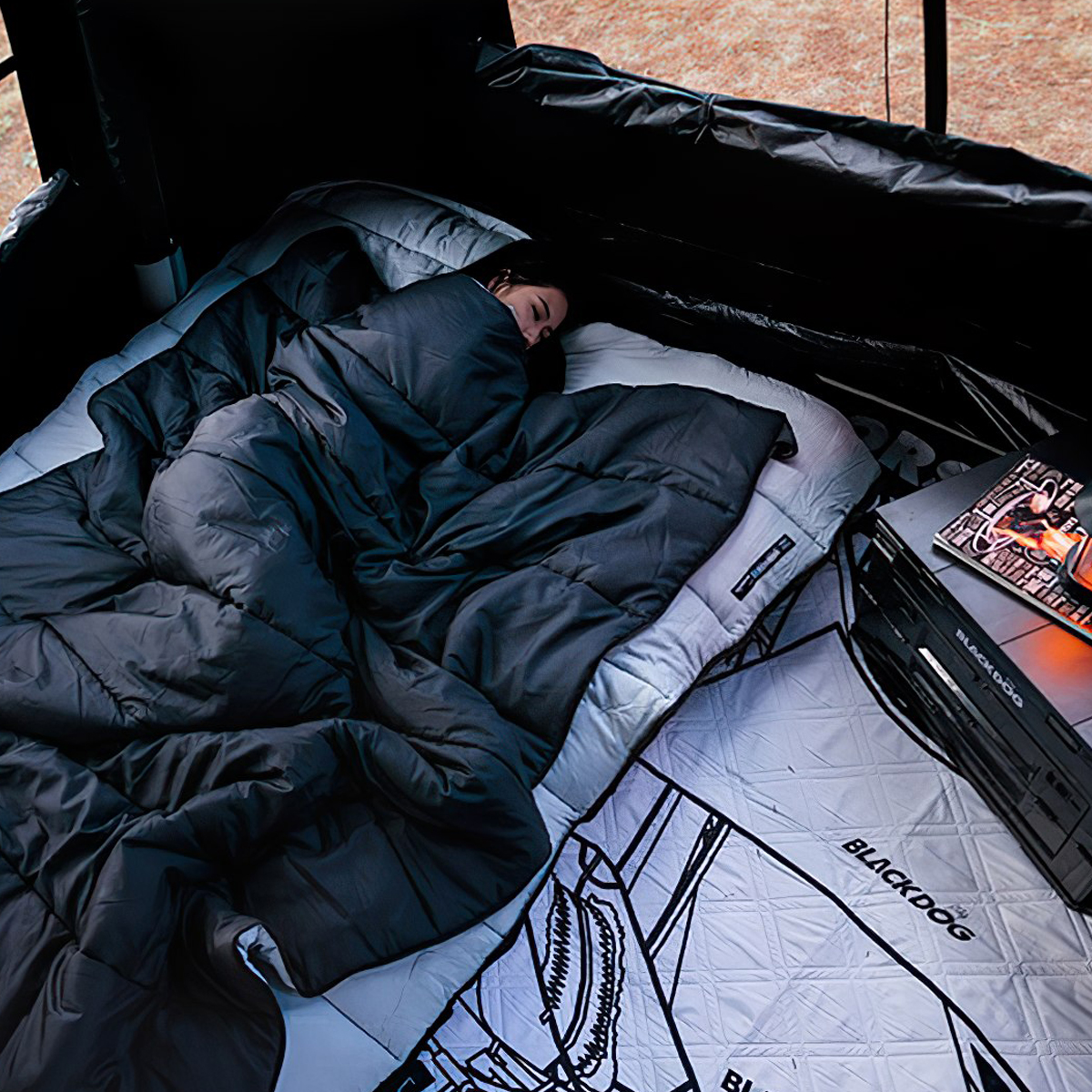 Lều Cắm Trại BLACKDOG one bedrooms & One Living Room inflatable tent BD-ZP011