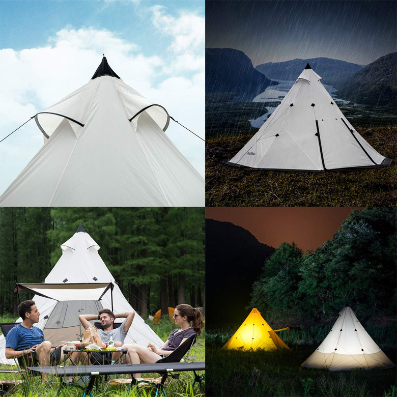 Naturehike Lều Cắm Trại 8 Người Pyramid Tent