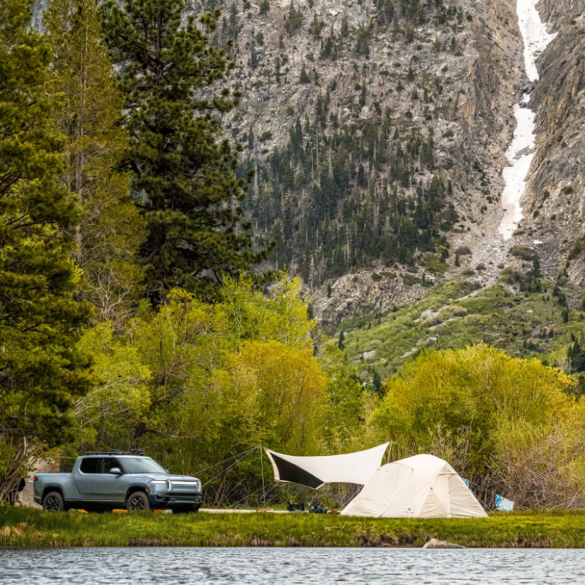 Snowpeak Alpha Breeze Sd-480-Iv-Us Lều Cắm Trại Chống Thấm Nước, Xử Lý Cắt Tia UV, Chống Cháy 68D