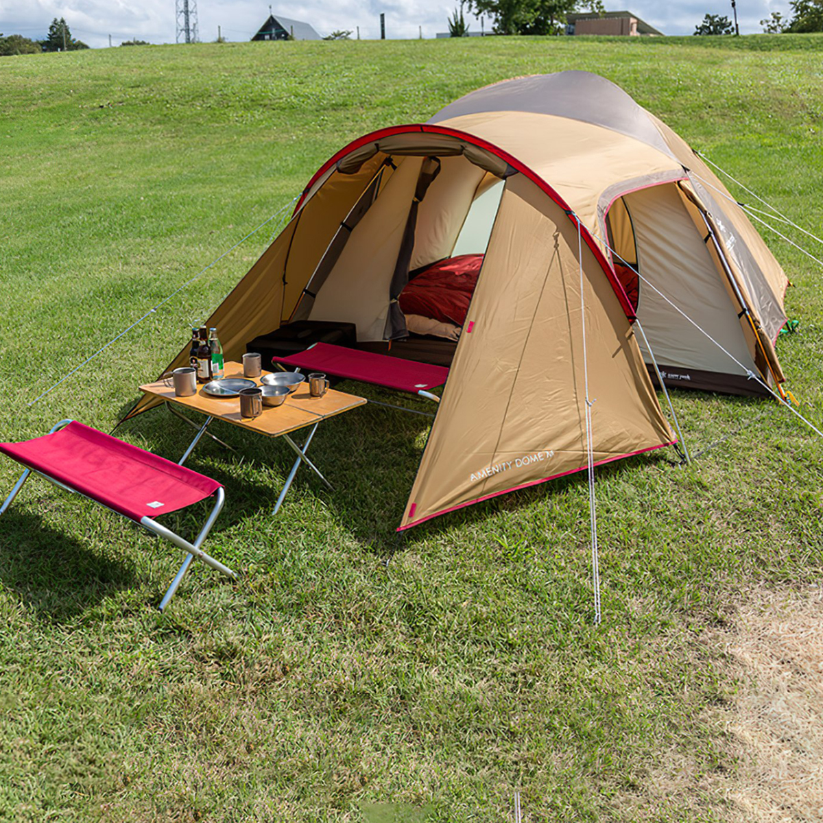 Snowpeak Amenity Dome M Lều Cắm Trại Chống Thấm Và Chống tia UV