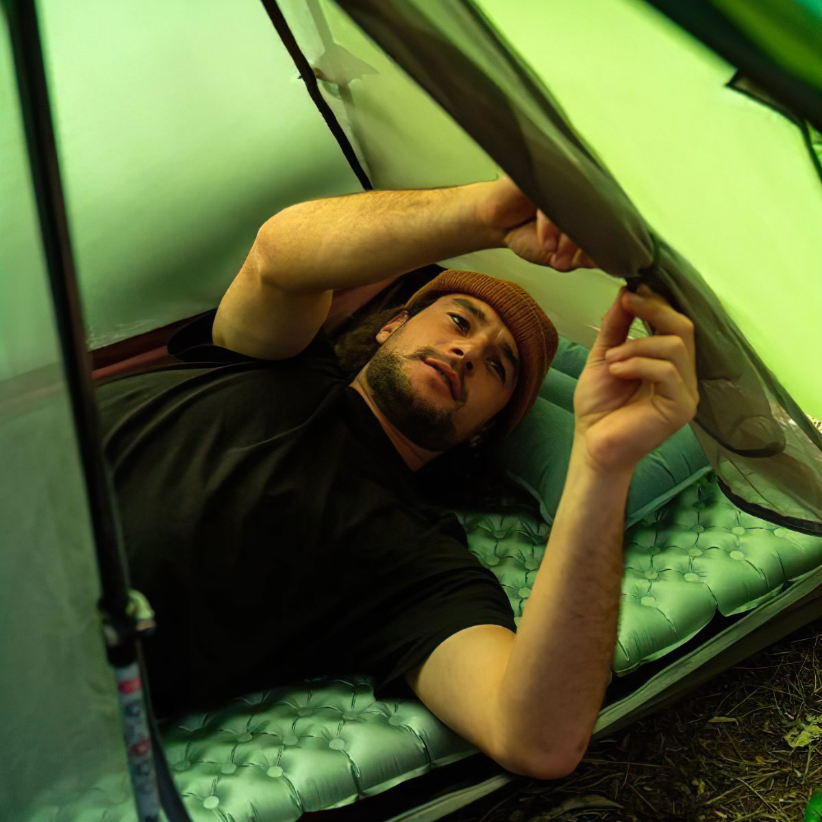 Naturehike NH17T030-L Lều Cắm Trại Chóp Bushcraft 1 Người 2 Lớp