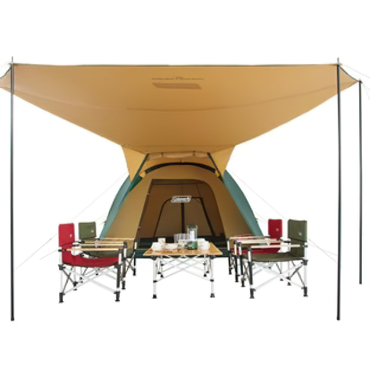 Lều Cắm Trại Coleman Japan Tough Open 2-Room House (Green)