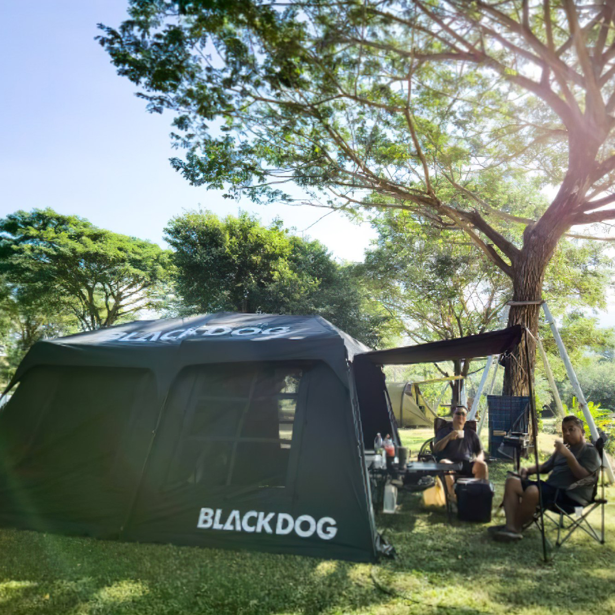 Lều Cắm Trại Du Lịch Blackdog One Bedrooms & One Living Room Automatic Roof Tent