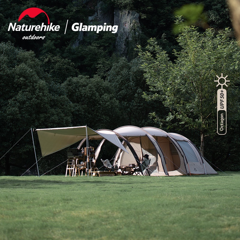 Naturehike NH20ZP015 Lều cắm trại đường hầm 4-6 người