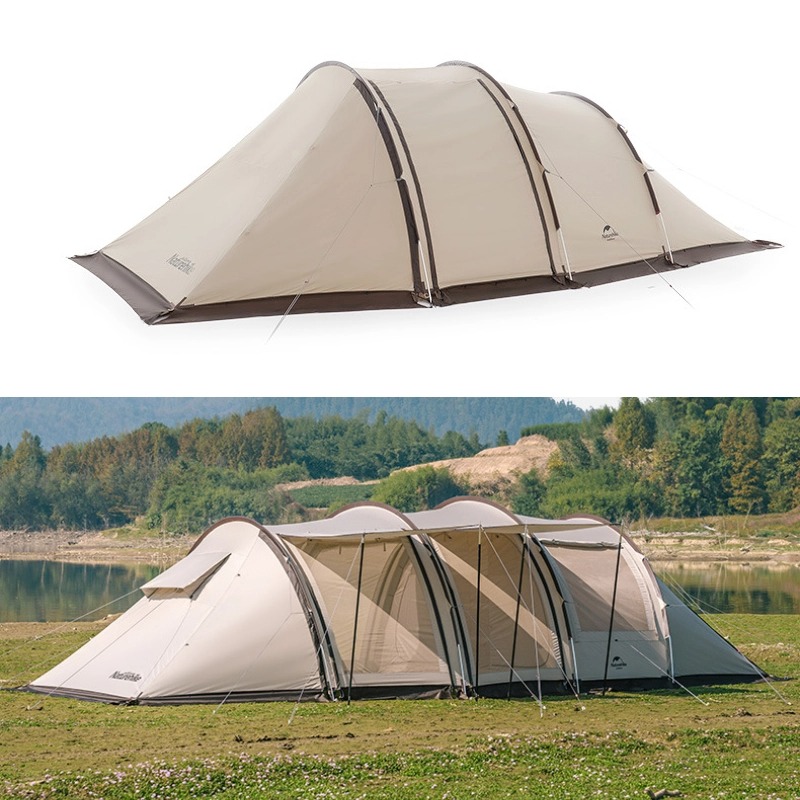 Naturehike NH20ZP015 Lều cắm trại đường hầm 4-6 người