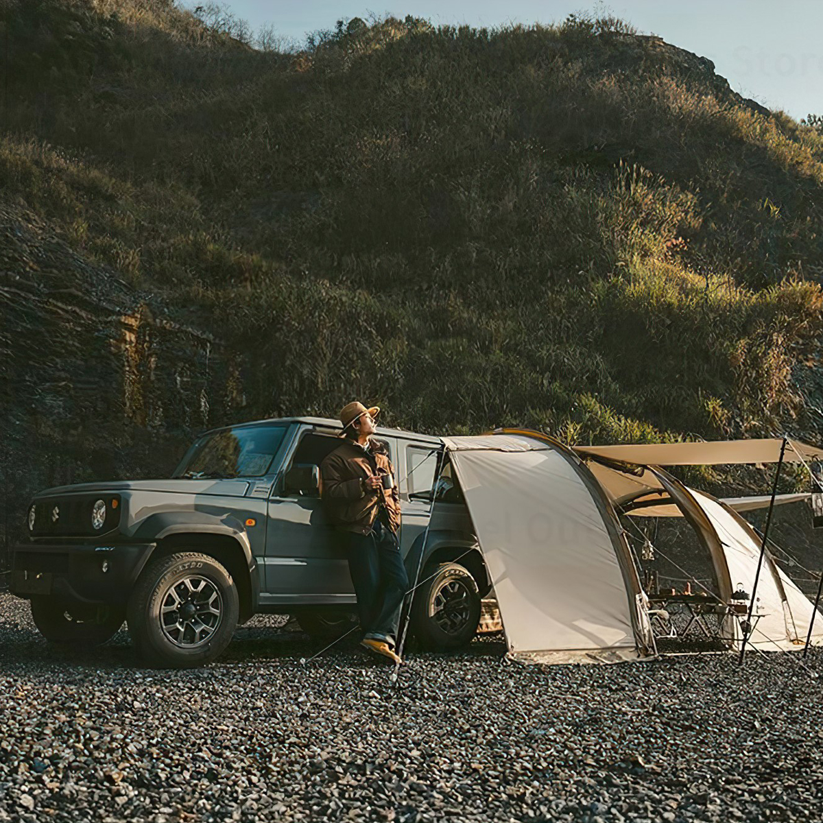 NatureHike CNH22ZP013 Lều Cắm Trại Đường Hầm Yunzhou Car Tail Tunnel Tent cho 3-4 người