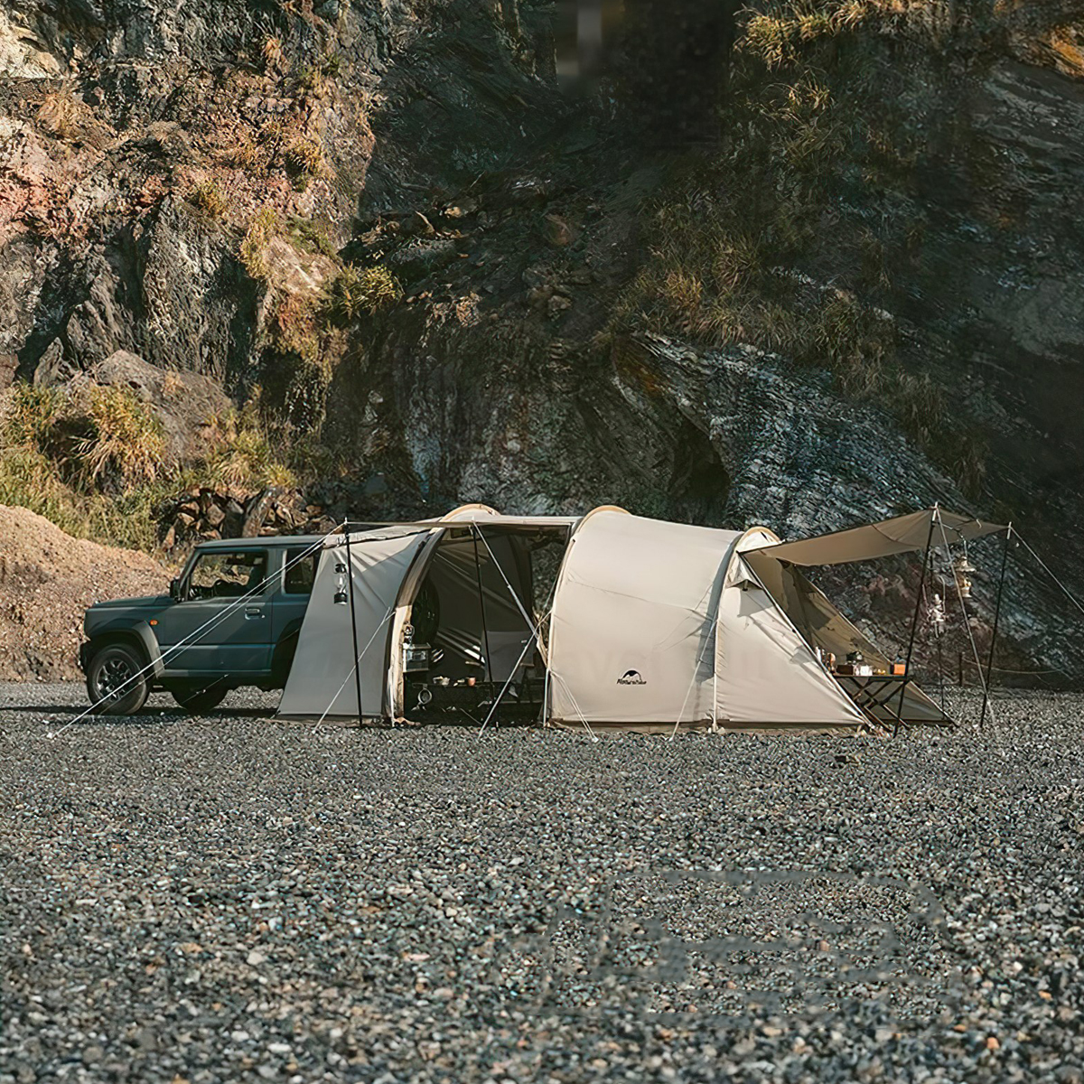 NatureHike CNH22ZP013 Lều Cắm Trại Đường Hầm Yunzhou Car Tail Tunnel Tent cho 3-4 người