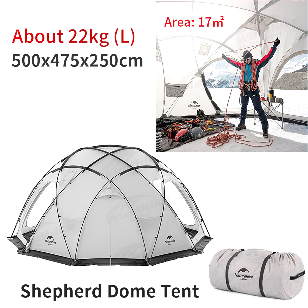 Lều cắm trại Shepherd Dome Tent NH21ZP012