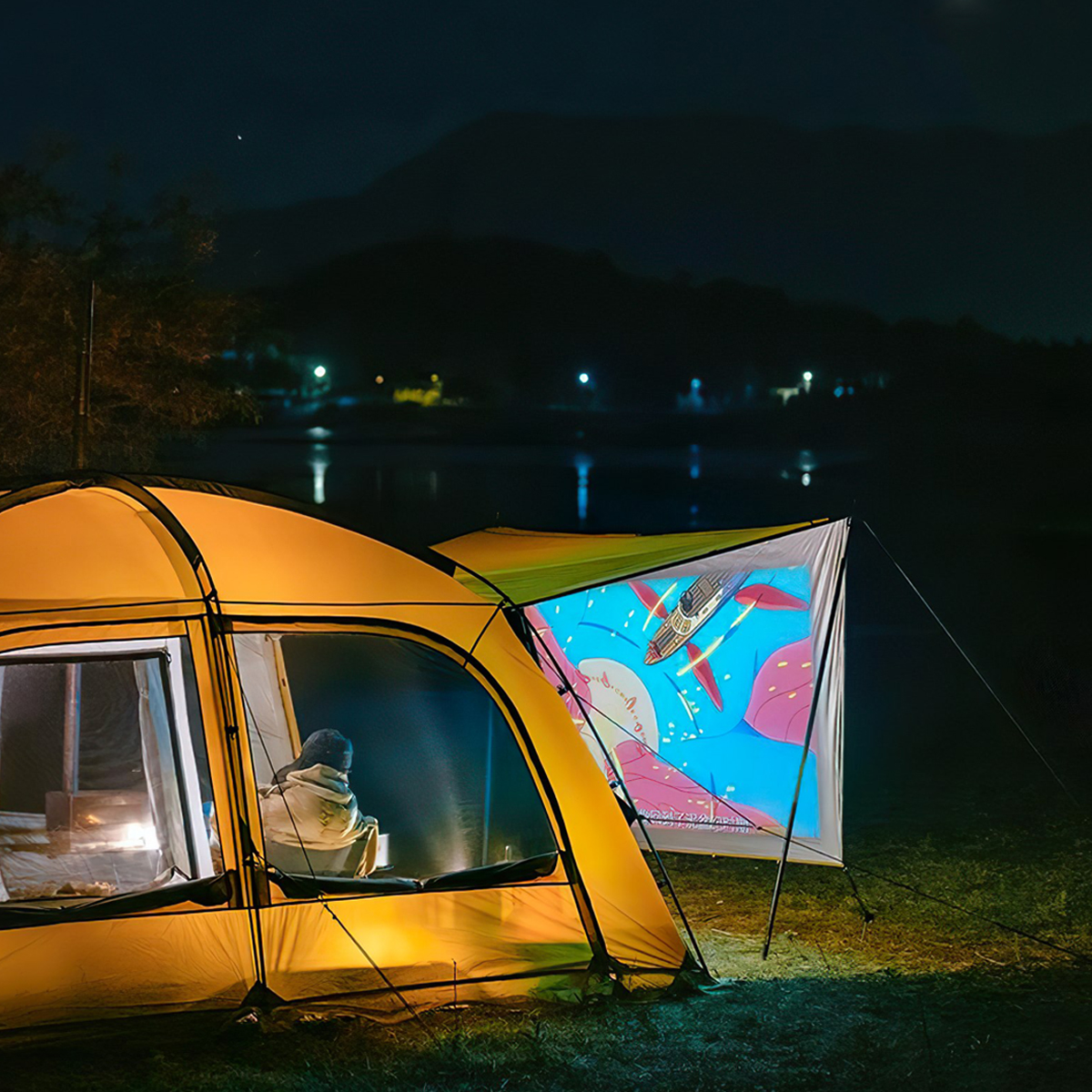 Naturehike Cnk2300Zp029 Lều Cắm Trại Siêu Nhẹ Dune 01 Phòng Ngủ 01 Phòng Khách 10.9