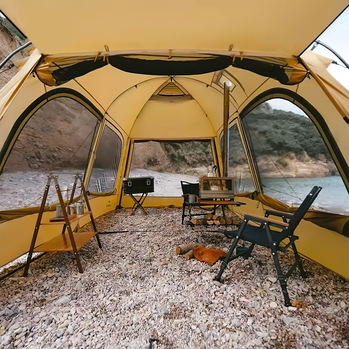 Naturehike Cnk2300Zp029 Lều Cắm Trại Siêu Nhẹ Dune 01 Phòng Ngủ 01 Phòng Khách 10.9