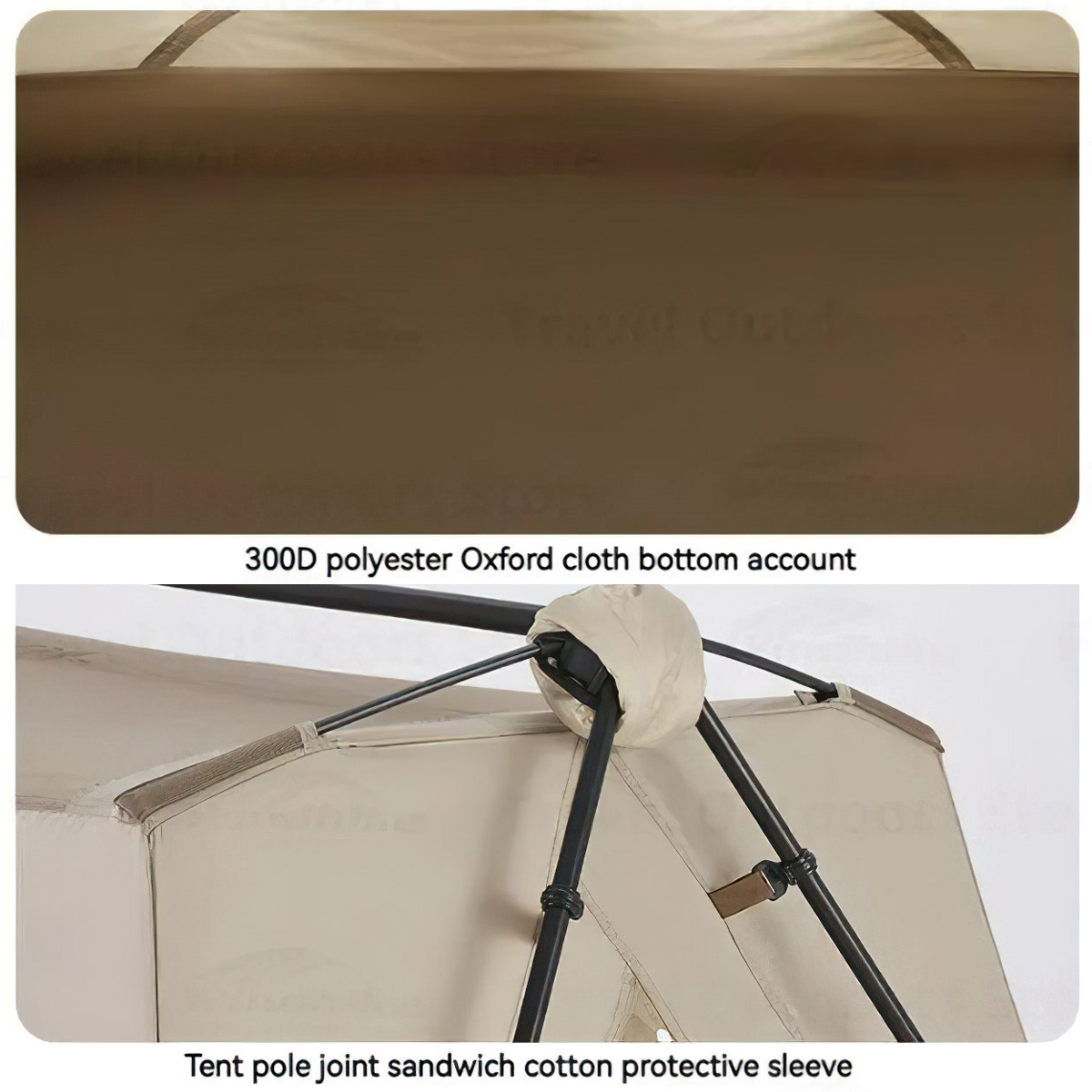 NatureHike Lều Cắm Trại Tự Bung  - Giường Xếp Dàn Đế