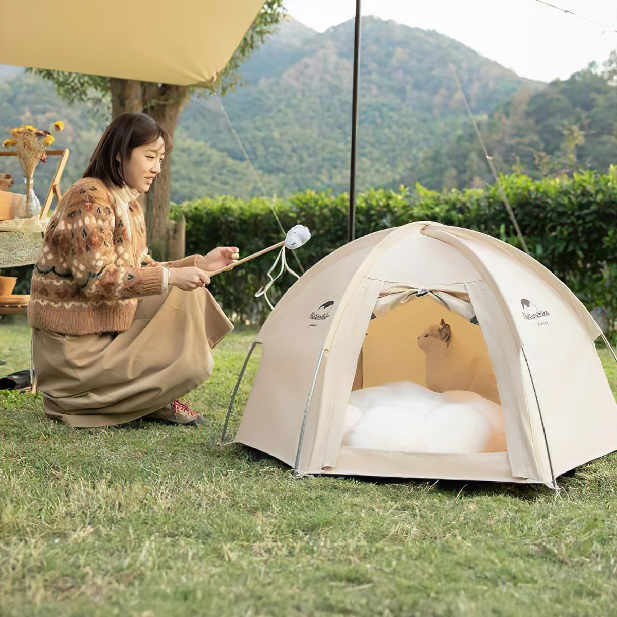 Naturehike Lều Cho Thú Cưng Hình Lục Giác