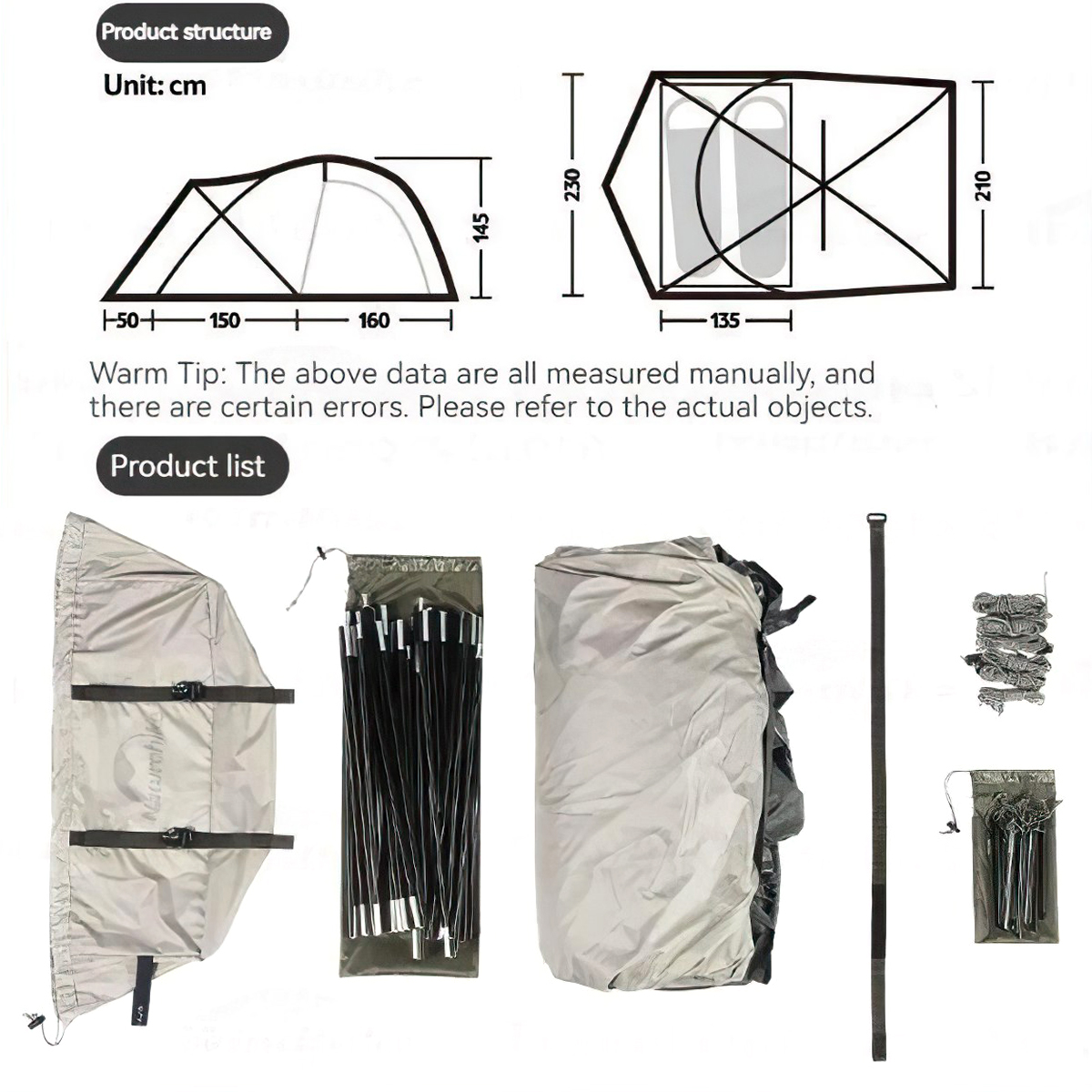 Naturehike CNK2300ZP017 Lều Đôi Cắm Trại