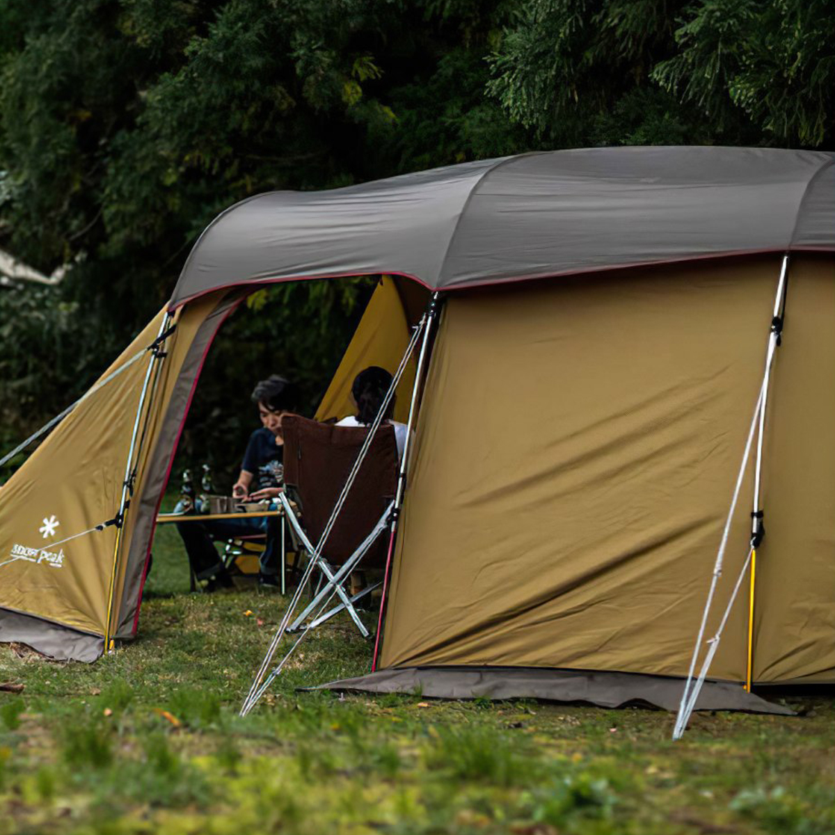 Snowpeak Entry 2 Room Elfield Tp-880R Lều Đường Hầm Cắm Trại Chống Tia Uv, Chống Thấm Nước