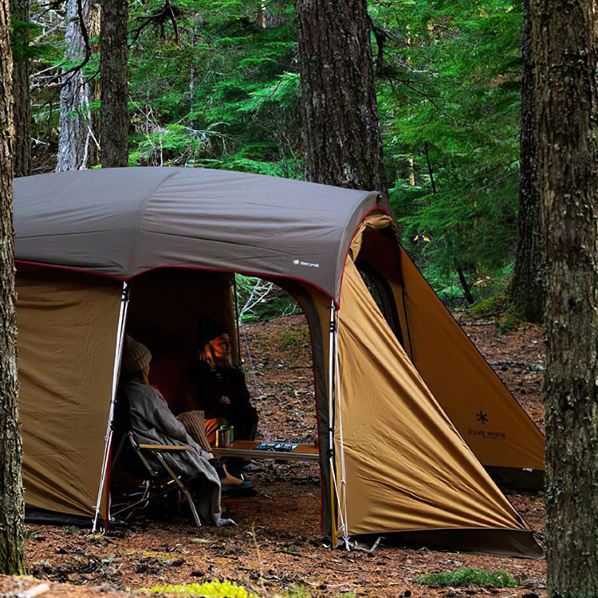 Snowpeak Entry 2 Room Elfield Tp-880R Lều Đường Hầm Cắm Trại Chống Tia Uv, Chống Thấm Nước