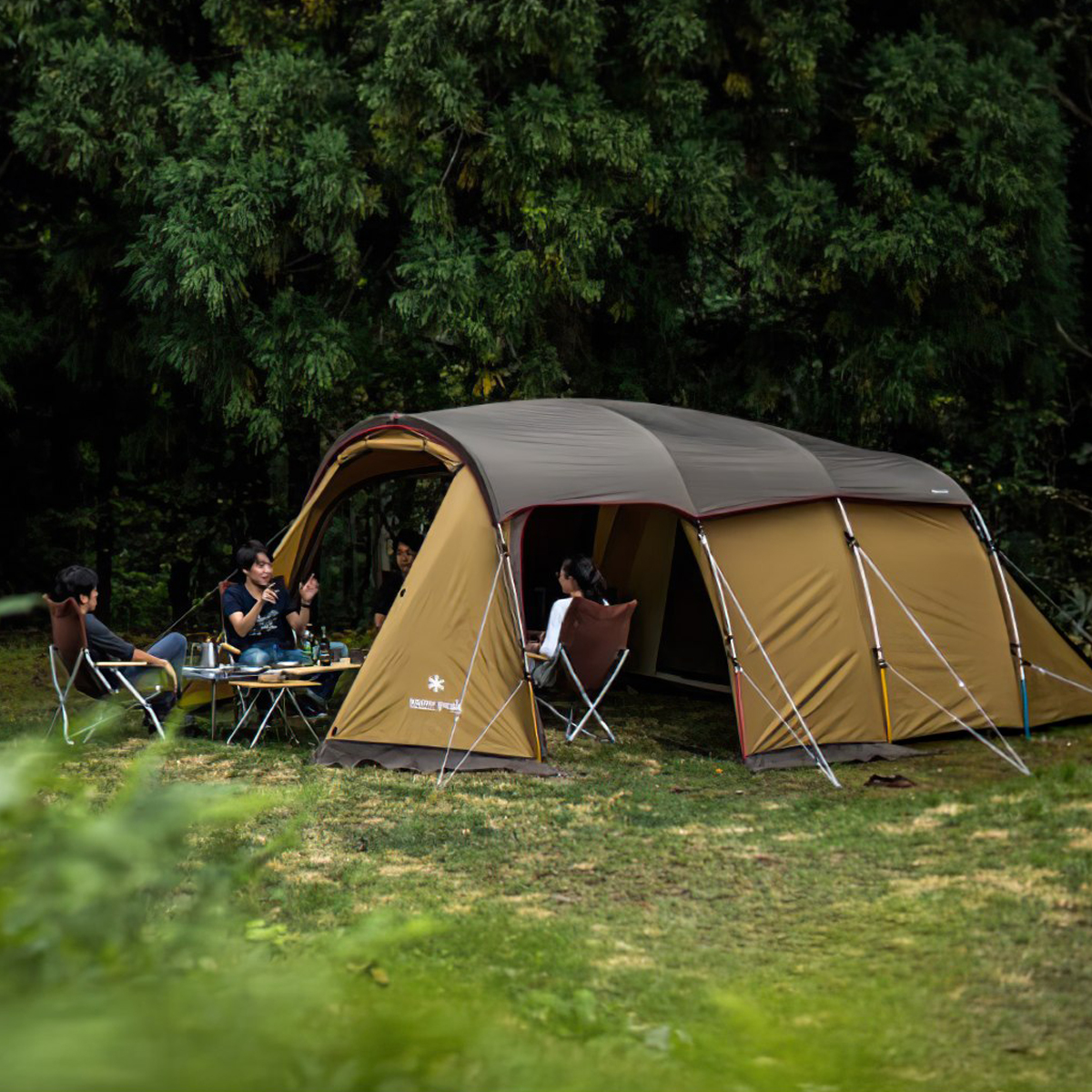 Snowpeak Entry 2 Room Elfield Tp-880R Lều Đường Hầm Cắm Trại Chống Tia Uv, Chống Thấm Nước