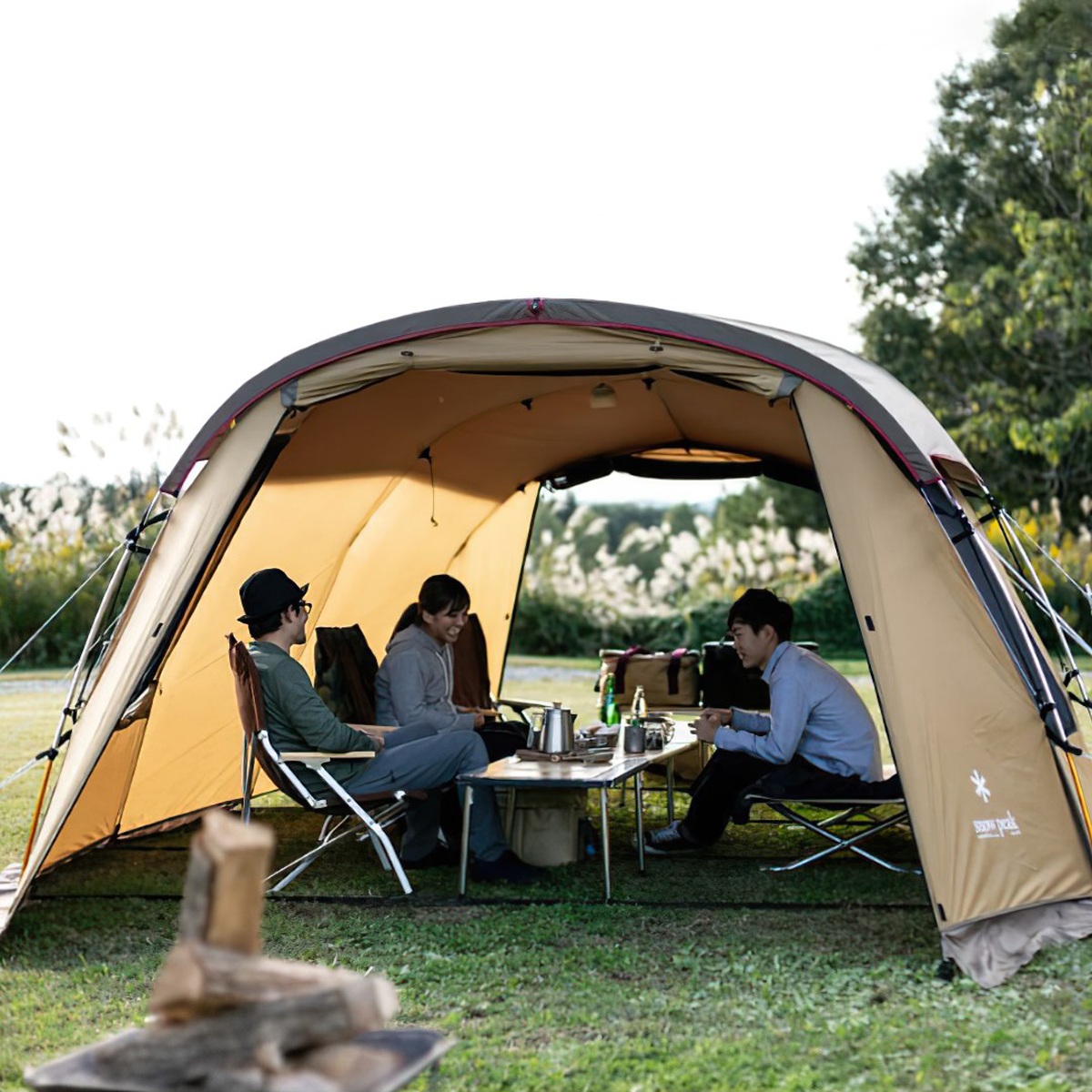 Snowpeak Entry 2 Room Elfield Tp-880R Lều Đường Hầm Cắm Trại Chống Tia Uv, Chống Thấm Nước