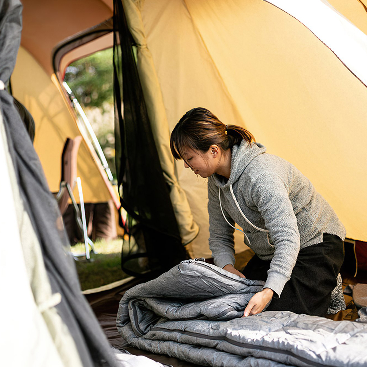 Snowpeak Entry 2 Room Elfield Tp-880R Lều Đường Hầm Cắm Trại Chống Tia Uv, Chống Thấm Nước