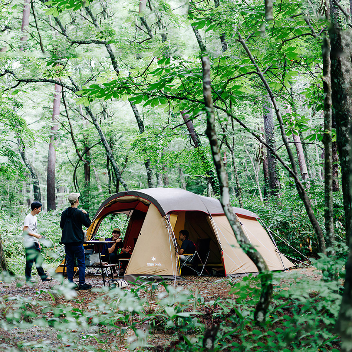 Snowpeak Entry 2 Room Elfield Tp-880R Lều Đường Hầm Cắm Trại Chống Tia Uv, Chống Thấm Nước