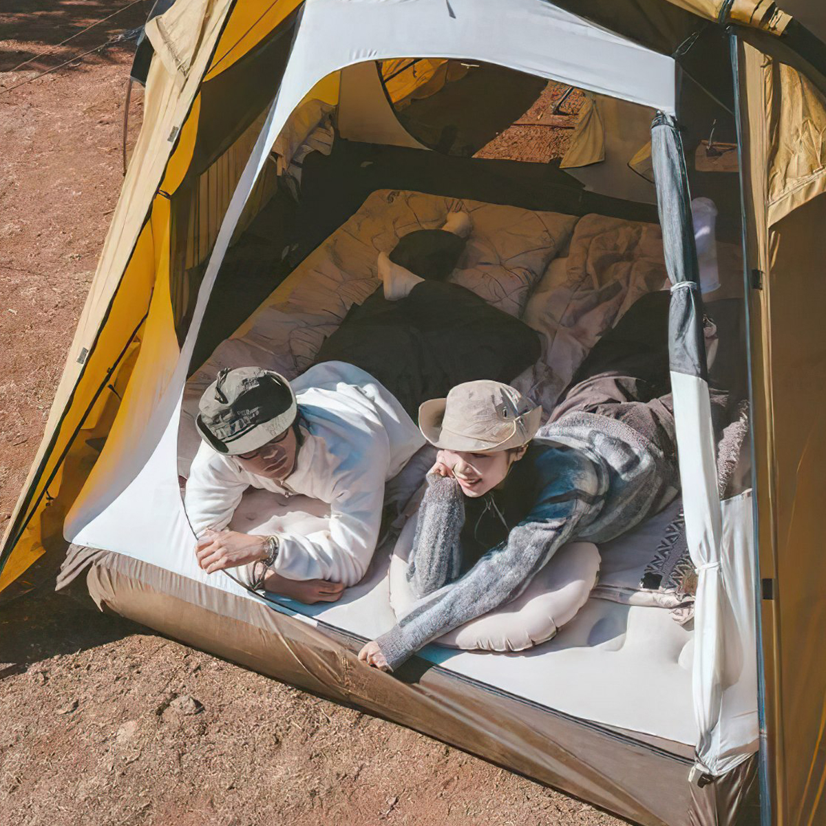 Naturehike CNH22ZP027 Lều Đường Hầm Cắm Trại Siêu Nhẹ