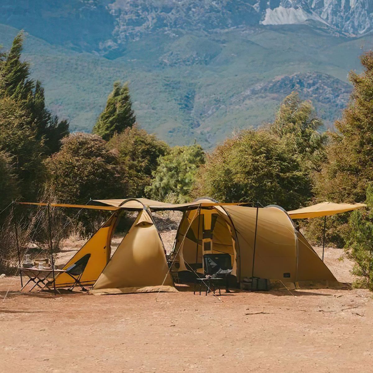 Naturehike CNH22ZP027 Lều Đường Hầm Cắm Trại Siêu Nhẹ