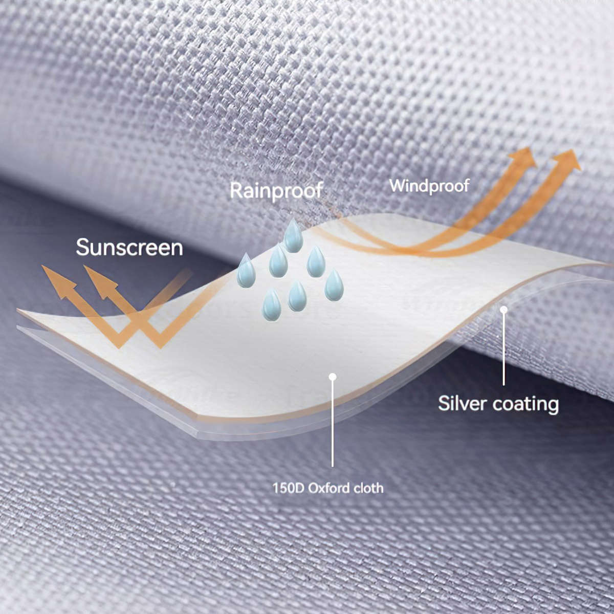 NatureHike CNH22ZP014 Lều cắm trại đường hầm Yunye Car Side Tent cho 2 người