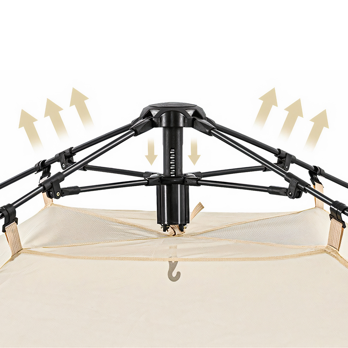 Naturehike Lều Cắm Trại 4 Người Tự Bung UPF 50+ Ango pop up tent for 4 man Automatic