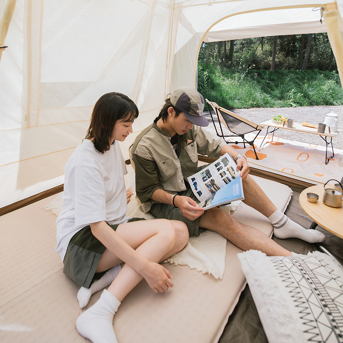 Naturehike Lều Cắm Trại 4 Người Tự Bung UPF 50+ Ango pop up tent for 4 man Automatic