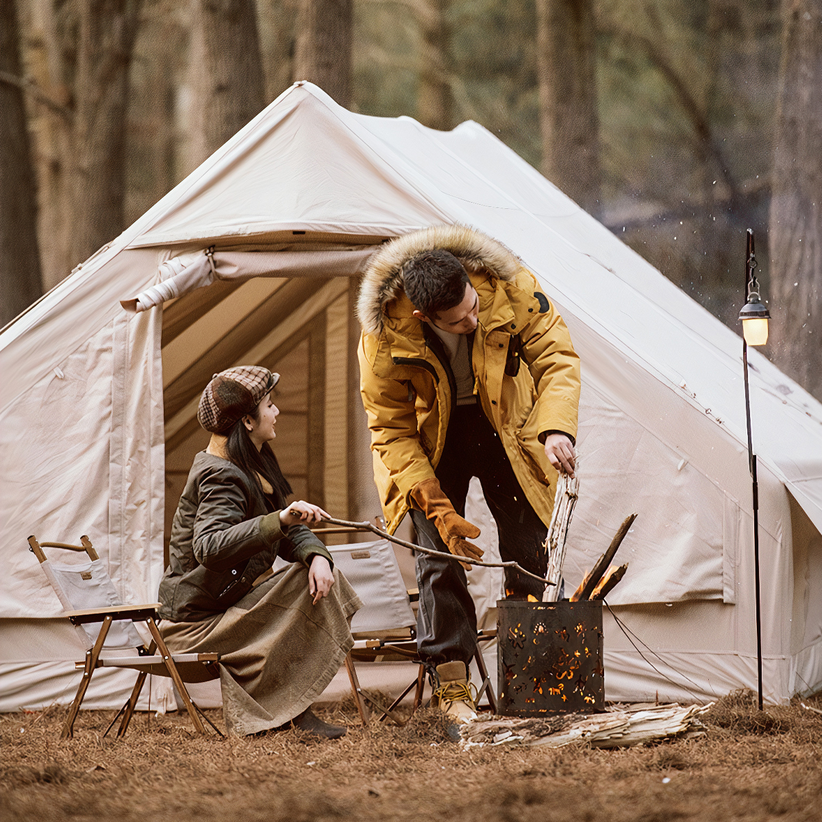 Naturehike Lều Glamping phong cách Mông Cổ bơm hơi