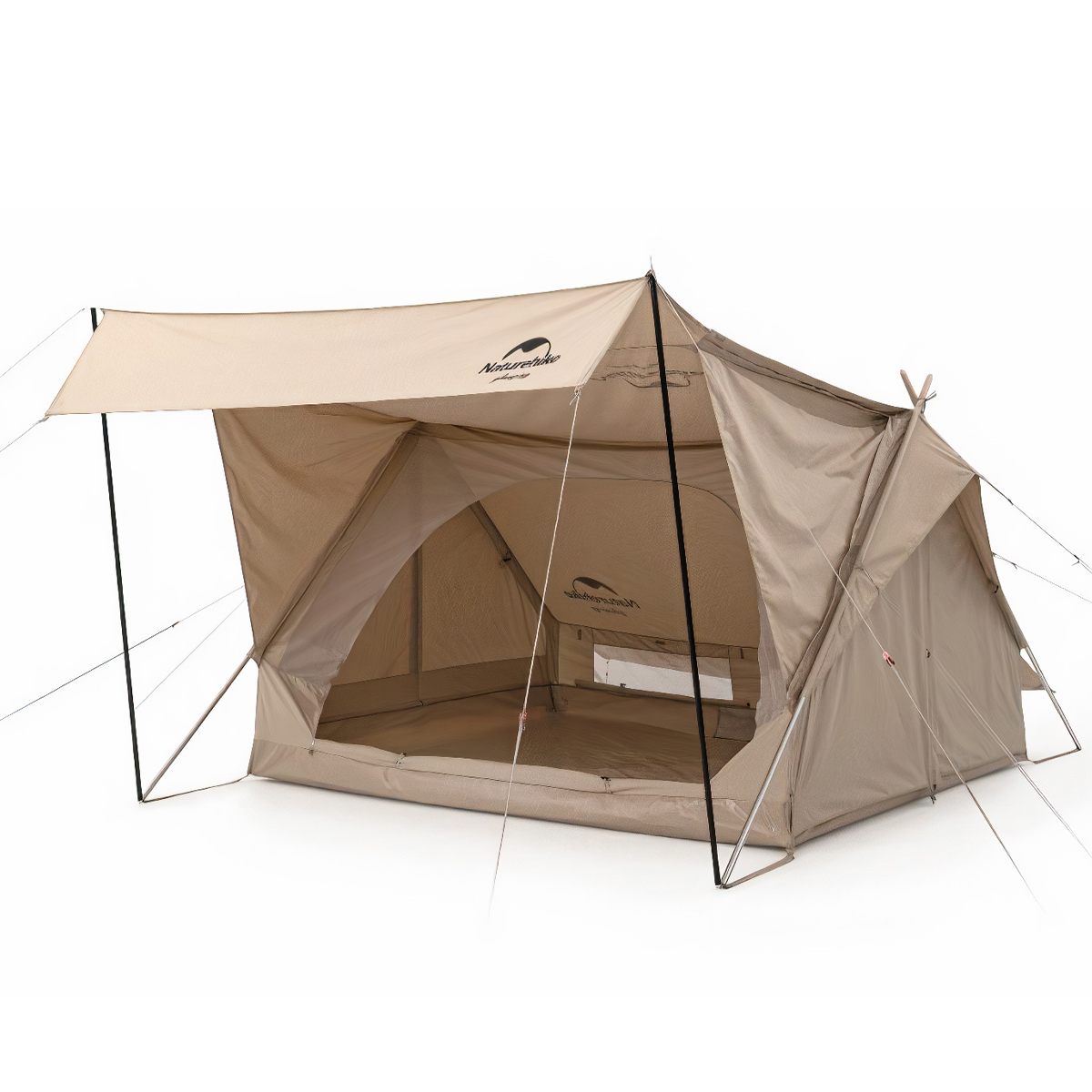 Naturehike Lều cắm Trại Mông Cổ Glamping Có Mái Che