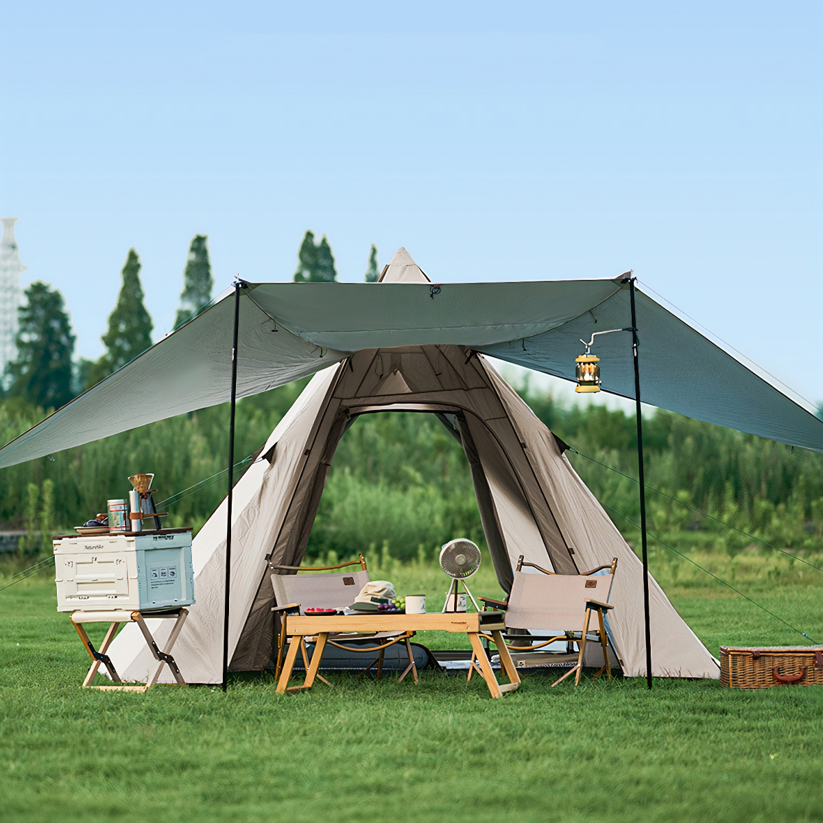 Naturehike Lều Cắm Trại Kim Tự Tháp cho 04 người