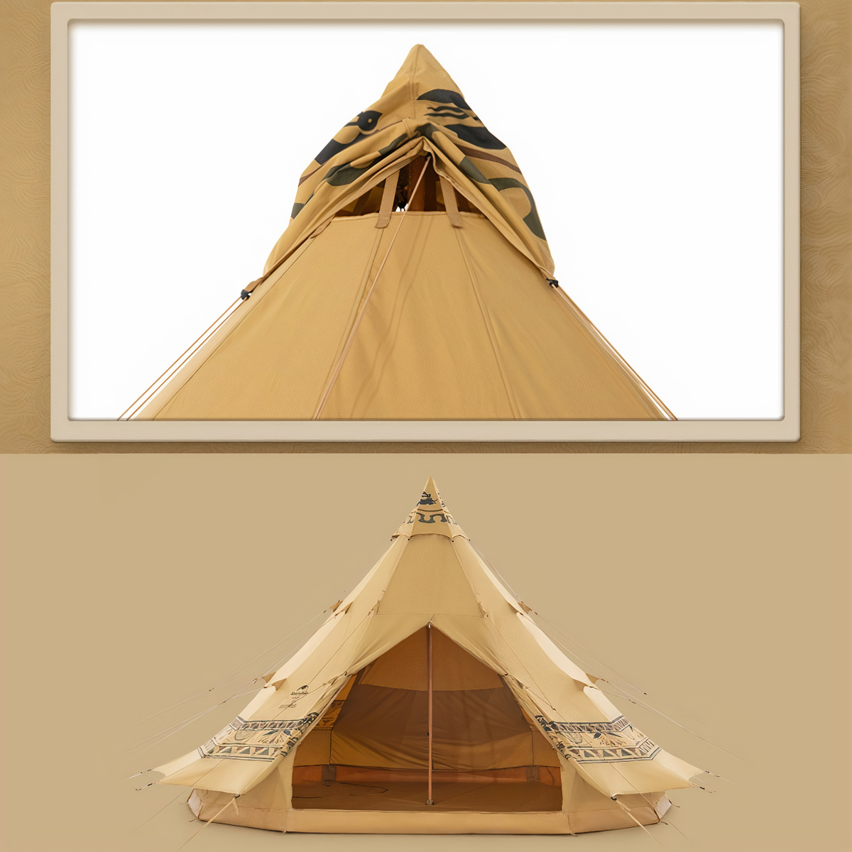 Naturehike Lều Cắm Trại Mông Cổ Glamping – Bộ Sưu Tập Con Đường Tơ Lụa