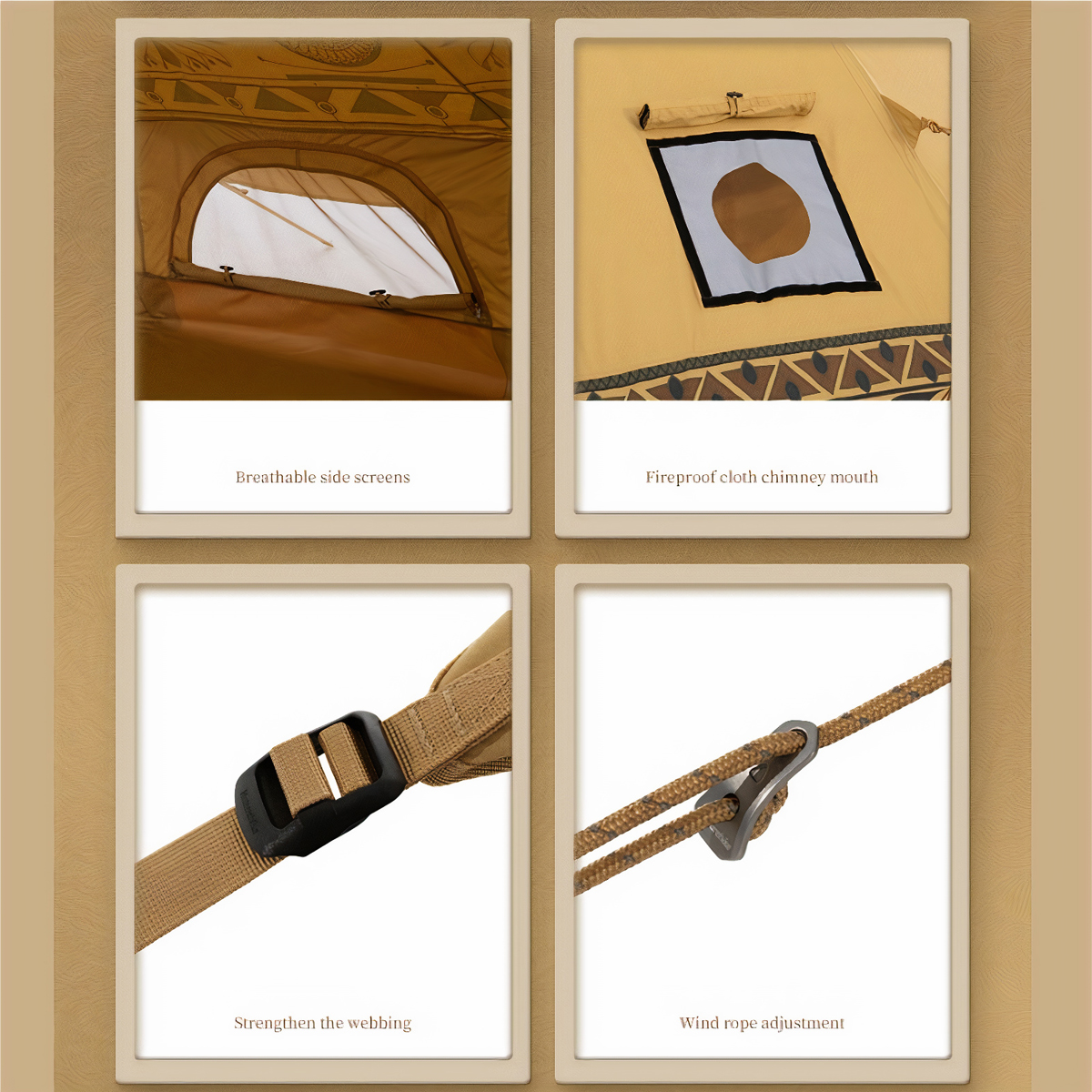 Naturehike Lều Cắm Trại Mông Cổ Glamping – Bộ Sưu Tập Con Đường Tơ Lụa