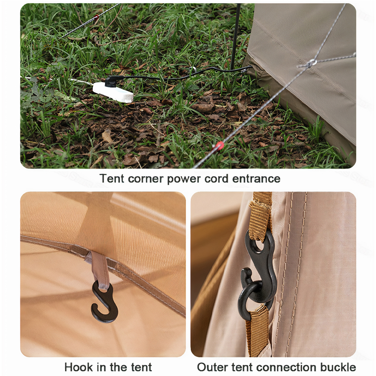 Naturehike Lều nấm cho khoảng 4 người Glamping