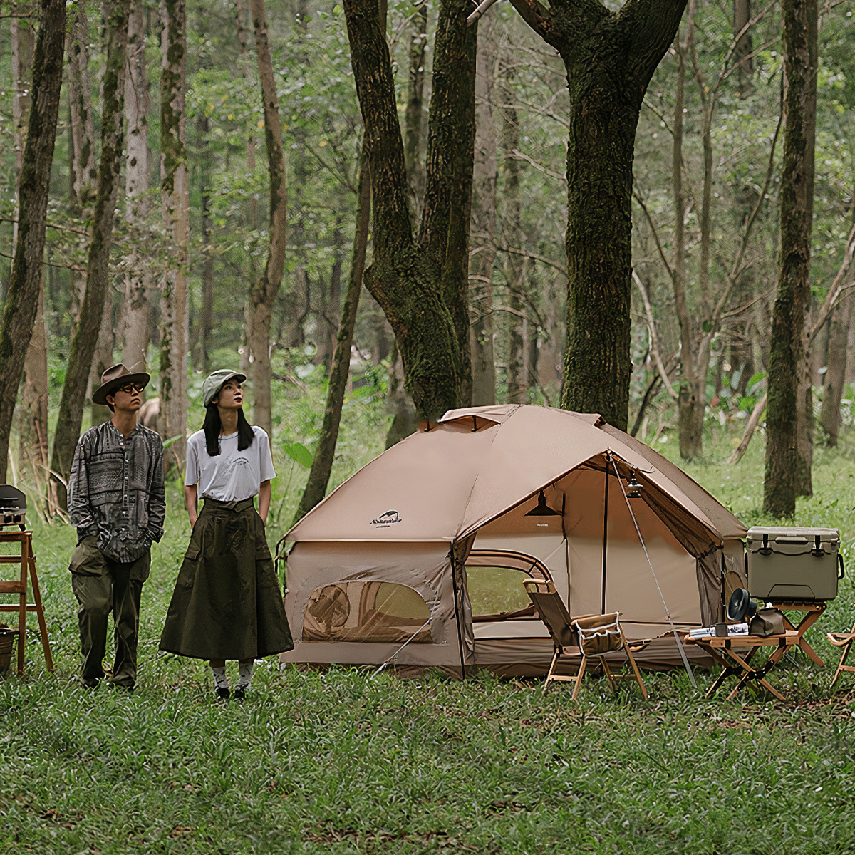 Naturehike Lều nấm cho khoảng 4 người Glamping